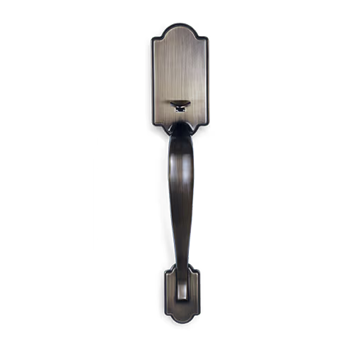 Homestead entry door hardware