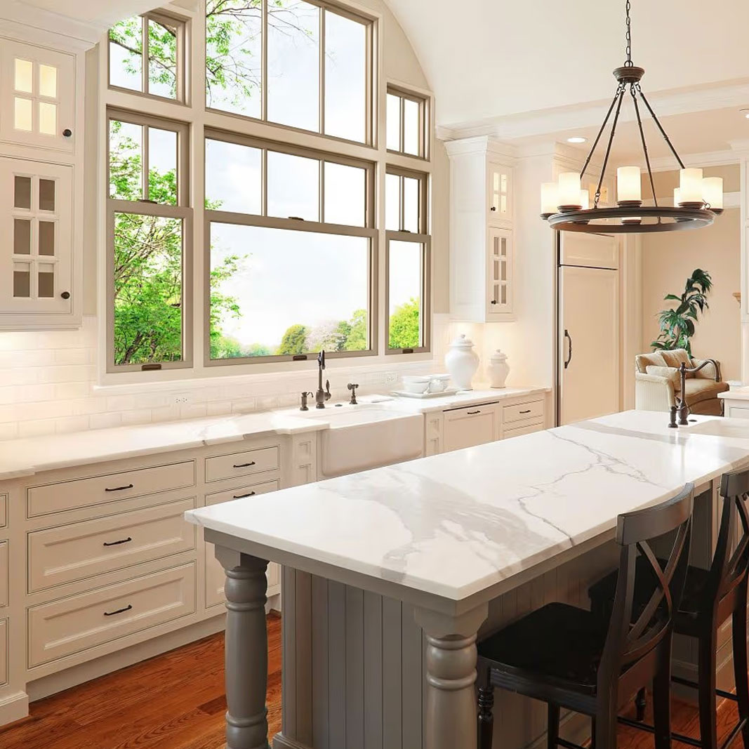 Double-hung window installation