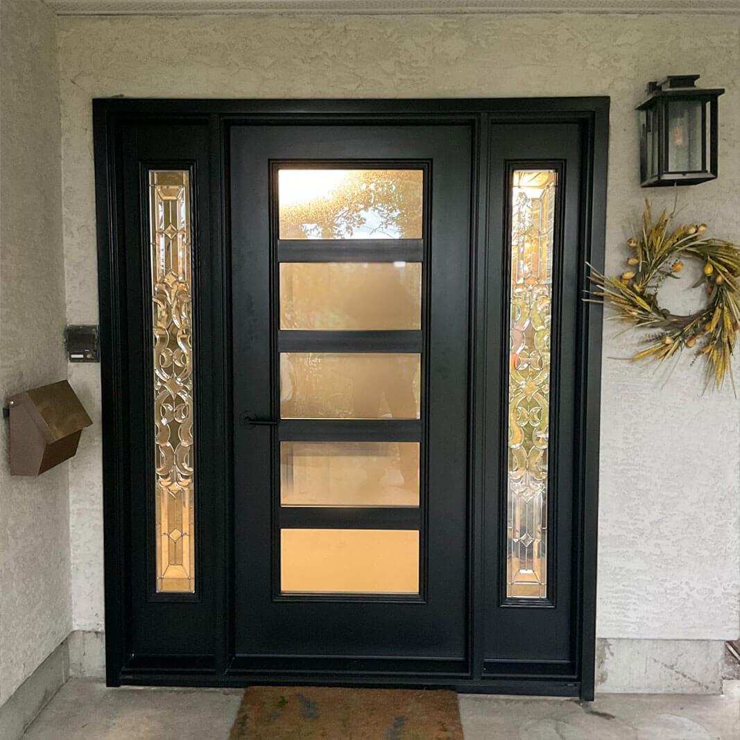 Ensemble entry door installation