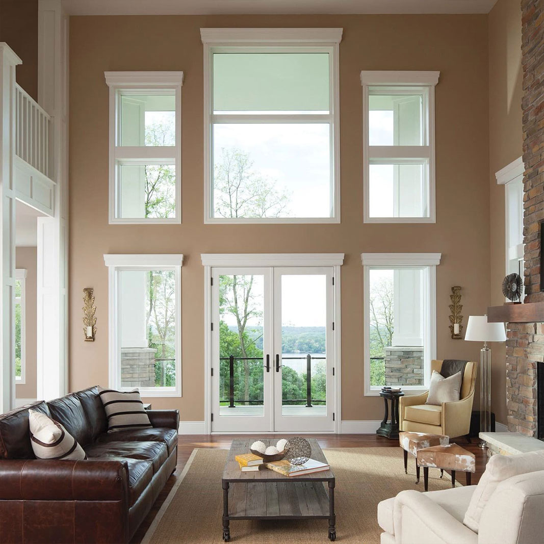 Picture window installation
