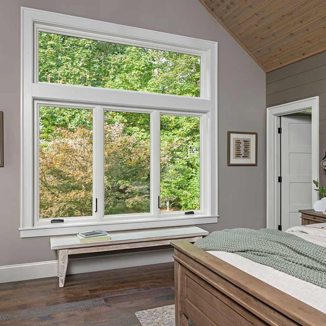Picture window installation