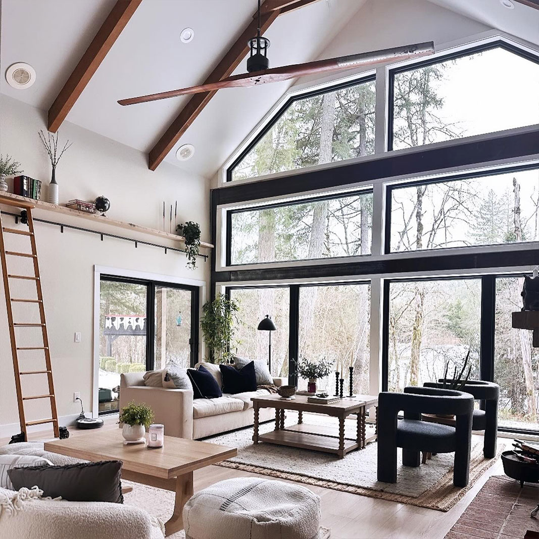 Picture window installation