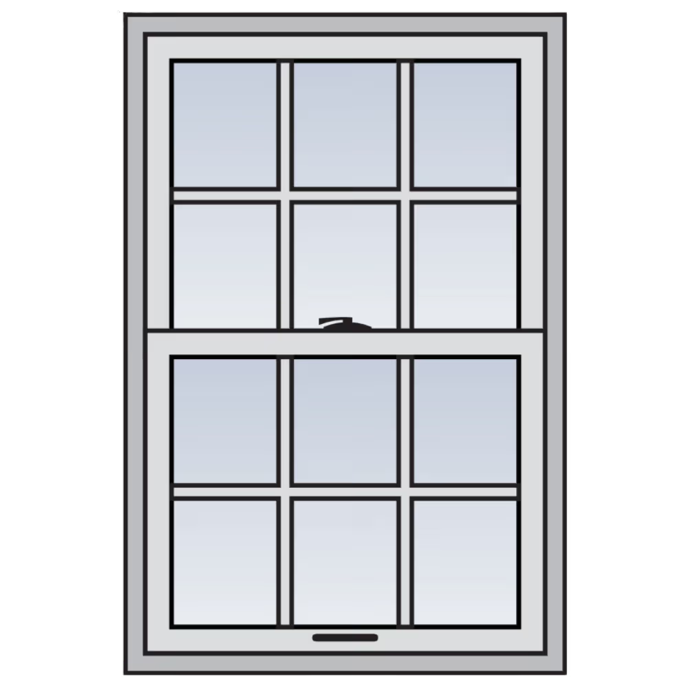 Colonial grille pattern