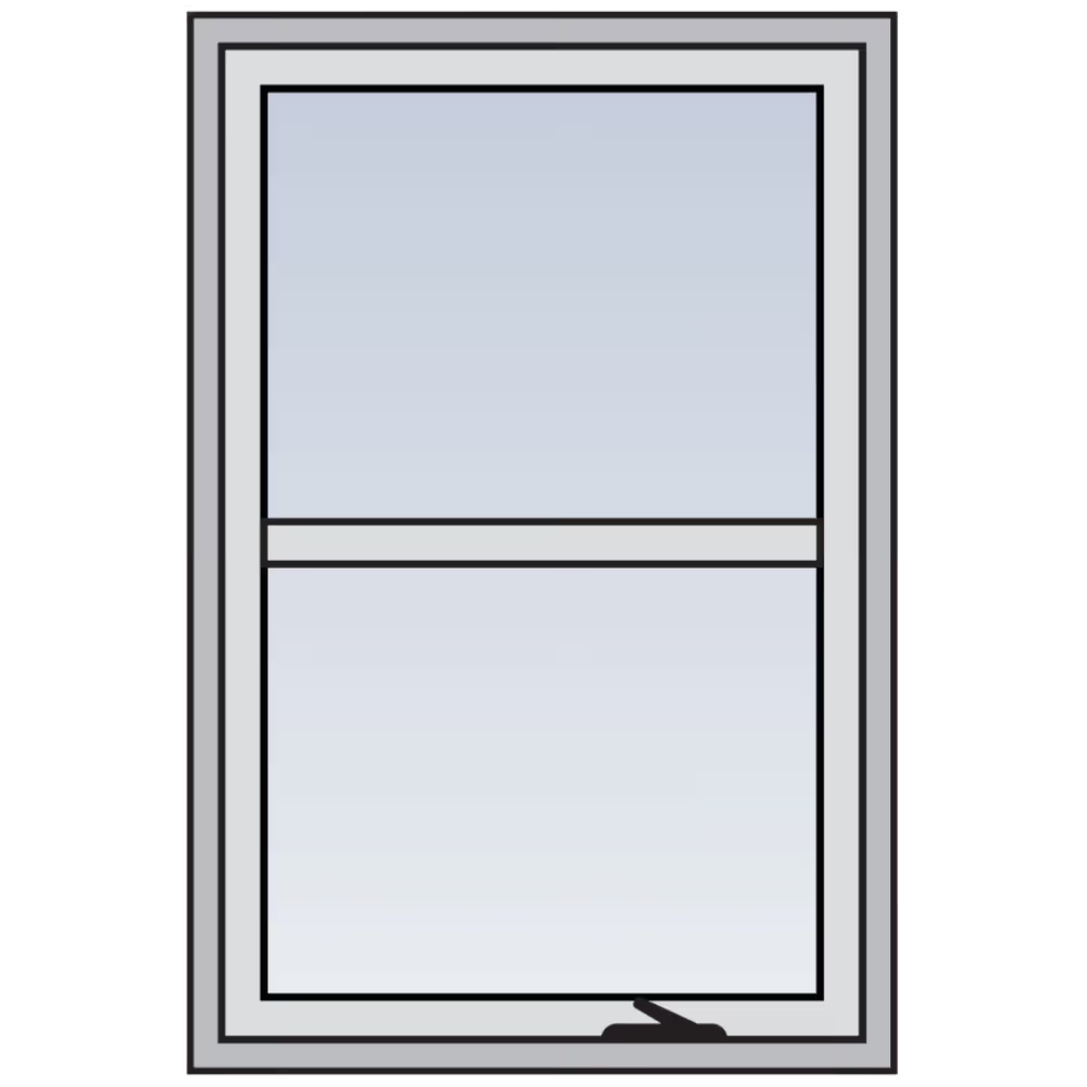 Simulated Double-Hung grille pattern