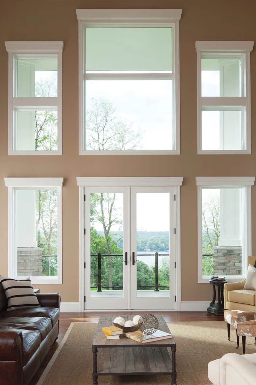 Picture window in a home