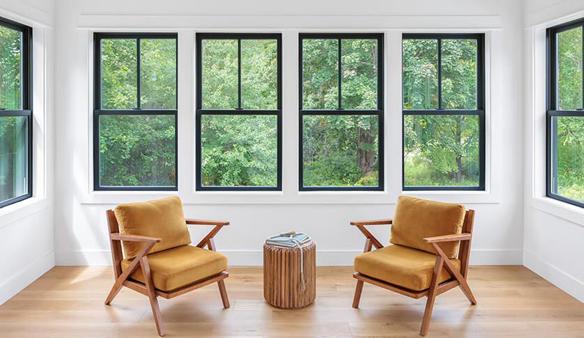 Interior view of Renewal by Andersen replacement windows